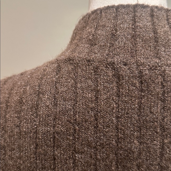 Neuflora Ribbed Knit Sweater | Relaxed Fit | Brown | Size S/M | EUC - Picture 4 of 8